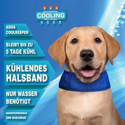 Aqua Coolkeeper Pacific Blue Bandana Hund