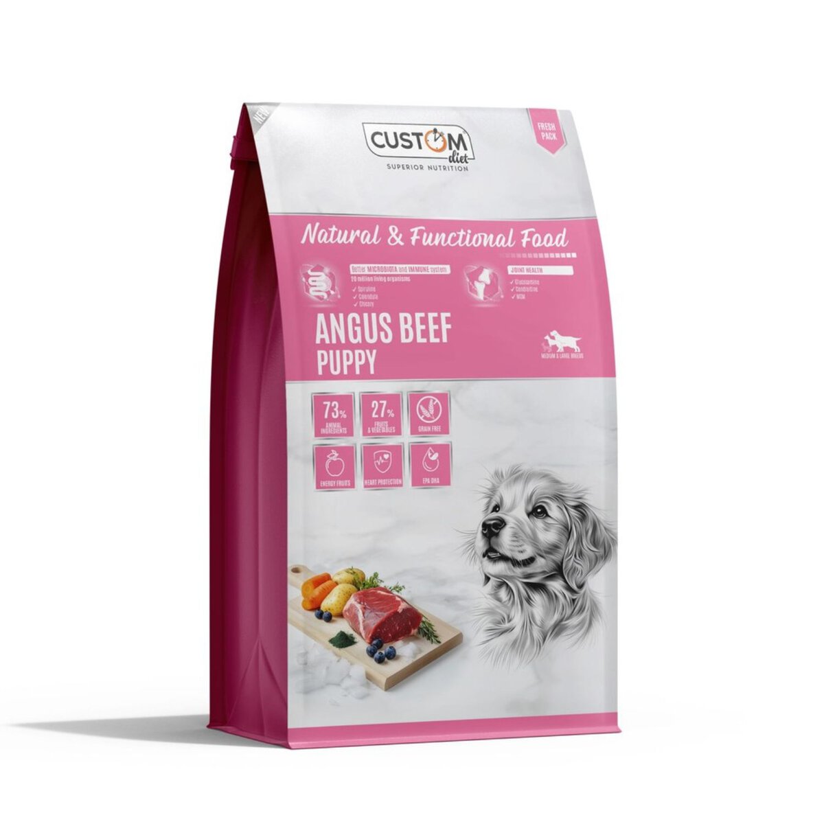 Custom Diet Angus Beef Puppy Custom Diet Angus Beef Puppy