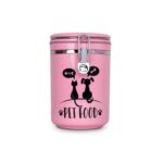 Freezack Buckle Canister Pet Food Futterbehälter für Hunde und Katzen pink