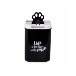 Freezack Square Flip Tite «Life is better with pets» Futterbehälter für Hunde und Katzen