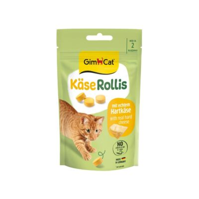 GimCat Käse​-​Rollis Snack für Katzen