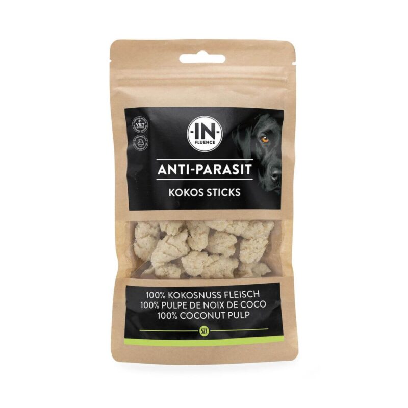In​-​Fluence Anti​-​Parasit Kokossticks Parasitenschutz für Hunde