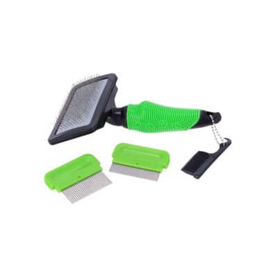 In​-​Fluence R​-​GO Zupfbürste Soft Combo Set Pflegemittel für Hunde und Katzen