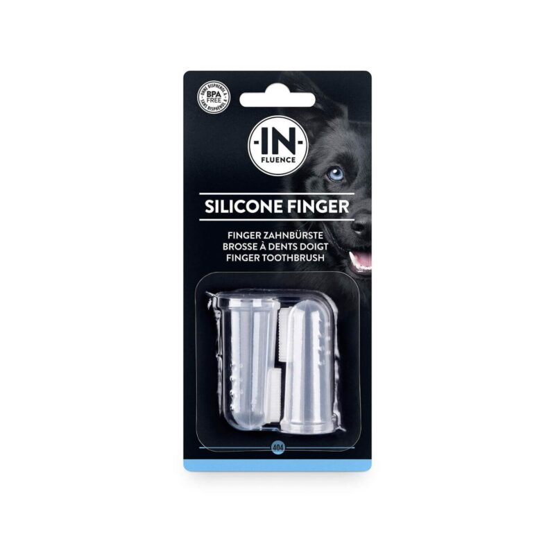 In​-​Fluence Silicone Finger Zahnpflegemittel für Hunde