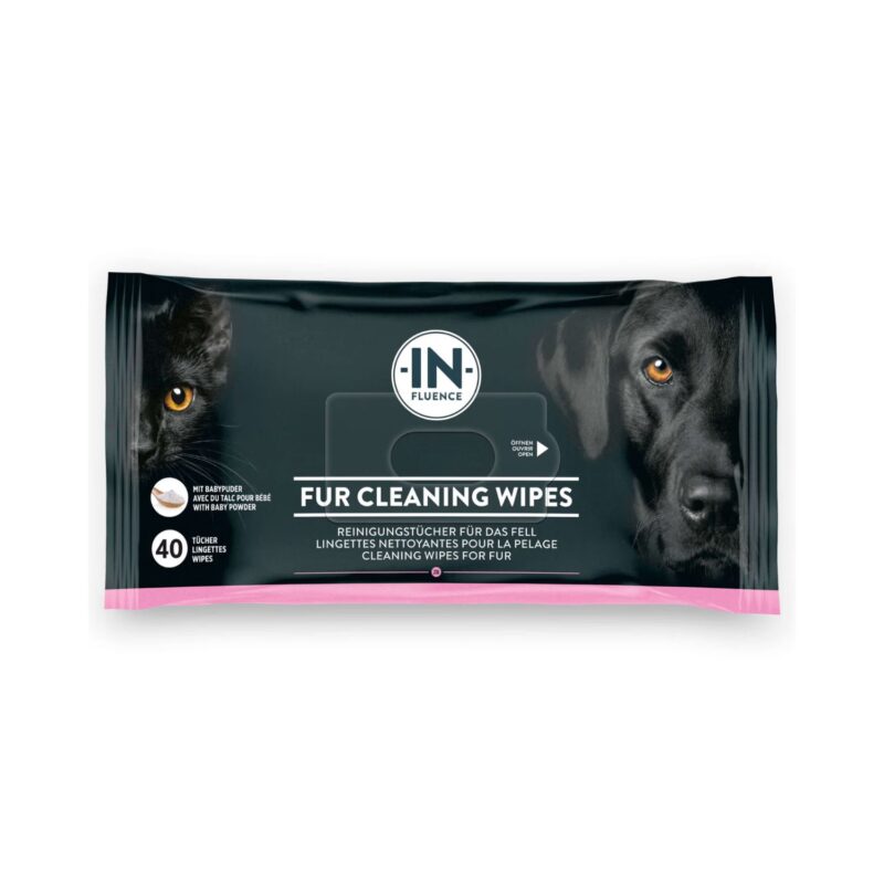 In​-​Fluence Fur Cleaning Wipes 40 Stk.
