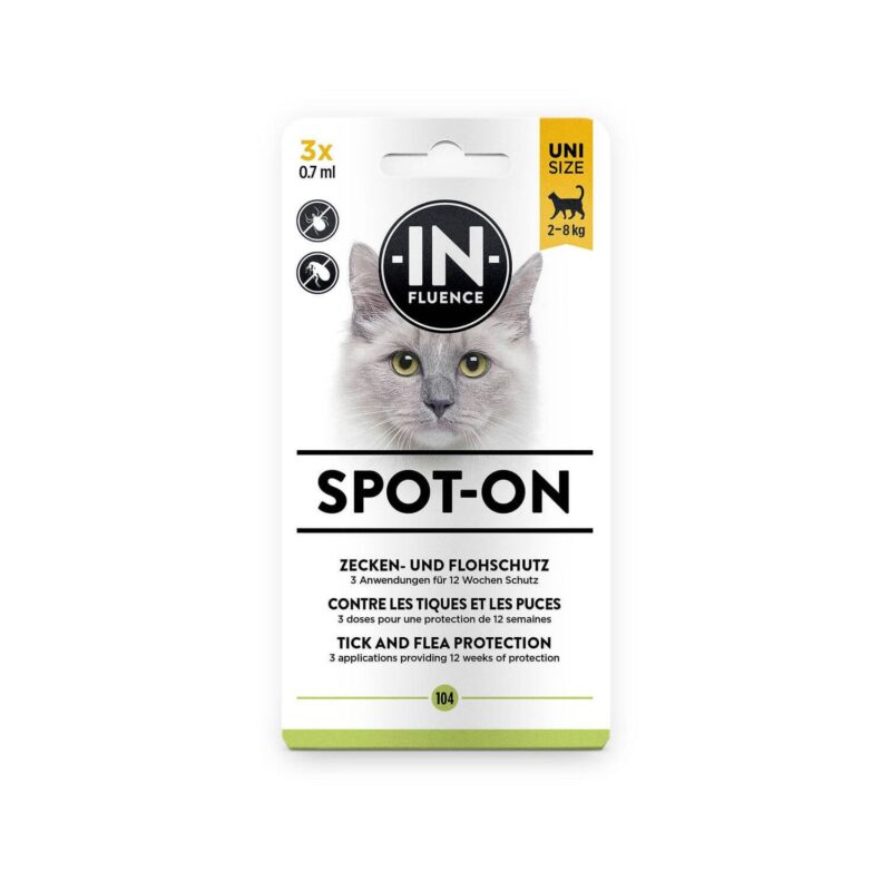 In​-​Fluence Spot​-​On Parasitenschutz Katze 3er Pack