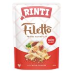 Rinti Filetto Huhn und Rind in Jelly Nassfutter für Hunde