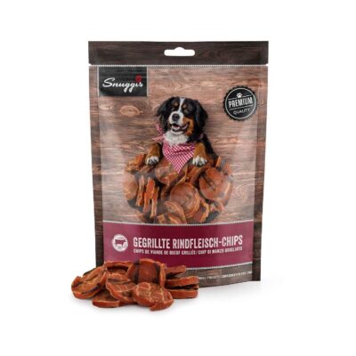 Snuggis Gegrillte Rindfleisch​-​Chips Snack für Hunde