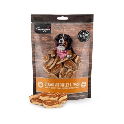 Snuggis Steaks Snack mit Poulet und Fisch_400g