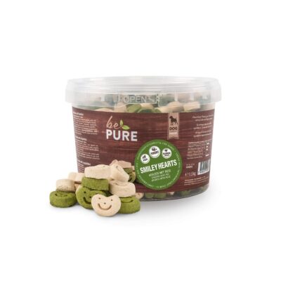 bePure Smiley Hearts Biscuit für Hunde